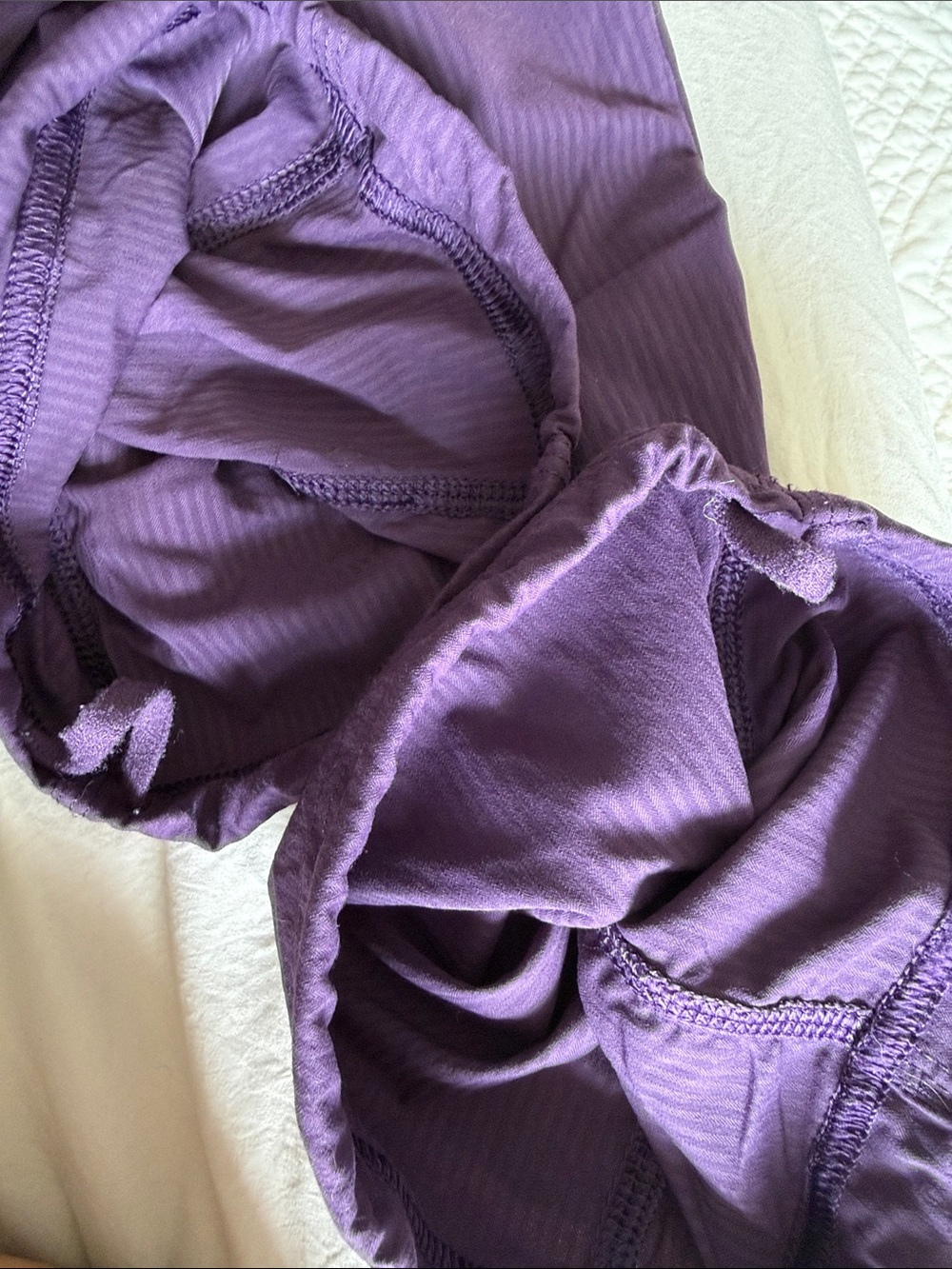 Purple Drawstring Casual Pants - Picture 10 of 10